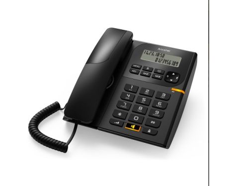 Alcatel T58 CE Analog Corded Phone - Black 