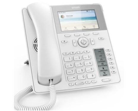 SNOM D785 WHITE  επαγγελματικό IP phone, που υποστηρίζει έως δώδεκα λογαριασμούς SIP και HD audio