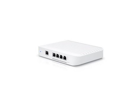 Ubiquiti USW-Flex Switch Flex 5-Port managed PoE switch with (1) 802.3at/bt (PoE+/PoE++) input port and (4) 802.3af (PoE) Gigabit Ethernet ports