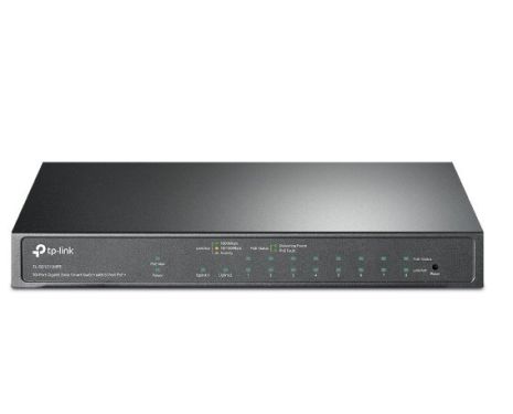 TP-Link TL-SG1210MPE 10-Port Gigabit Easy Smart Switch with 8× Gigabit PoE+ Ports 