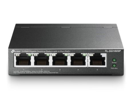 TP-Link TL-SG1005P  5-Port Gigabit Desktop PoE Switch