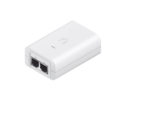 Ubiquiti POE-24-7W-G POE-24, Gigabit PoE adapter 24V/0,3A (7W), w/power cable (EU). 