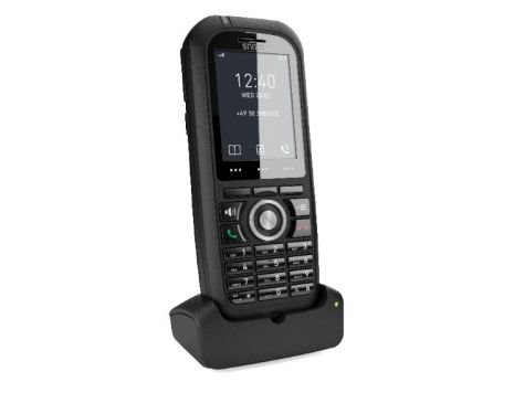 SNOM M80 είναι ένα ασύρματο Industrial Handset με τεχνολογία DECT, ανθεκτικό σε πτώσεις 