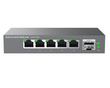 Grandstream GWN7700M 5-Port 2.5G Multi-Gigabit and 1 SFP+ Port Unmanaged