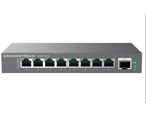 Grandstream GWN7701M 8-Port 2.5G Multi-Gigabit and 1 SFP+ Port