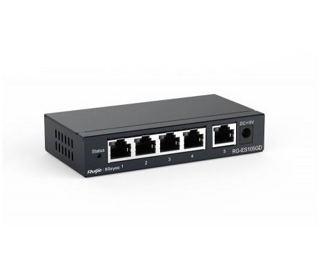 Ruijie-Reyee RG-ES105GD 5-Port Gigabit Unmanaged Switch