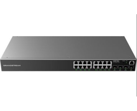 Grandstream GWN7802 Enterprise 16-Port Gigabit L2+ Managed Network Switch with 4 Gigabit SFP Uplink Ports