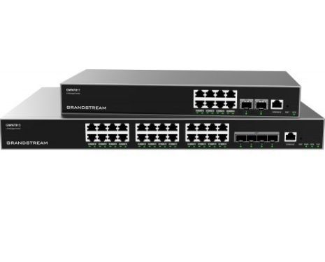 Grandstream GWN7813 24-Port Enterprise Layer 3 Managed Network Switch with 4x 10G SFP+ Uplink Ports