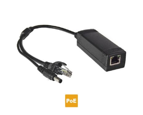 PULSAR SP-POE12 PoE splitter με μετασχηματιστή απομόνωσης.