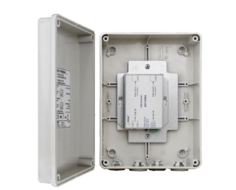 PULSAR EXT-POE4H Ethernet PoE Repeater, 1 εισόδου Ethernet PoE 10/100 και 2 εξόδων PoE 10/100 