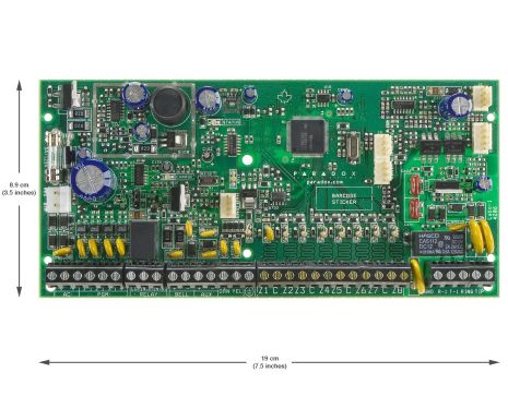 Paradox SP6000+  PCB  Πλακέτα κέντρου 8 ζωνών επεκτάσιμο έως και 32 ζώνες 