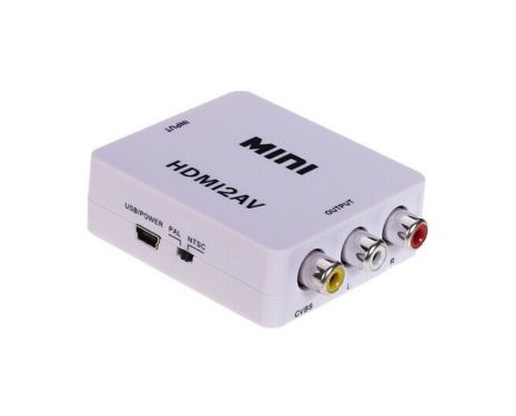 HDMI2AV Μετατροπέας σήματος HDMI σε Audio VIDEO 3RCA 1080p 