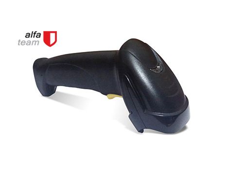 Alfa BC-01-AL103010 USB μαύρο Laser barcode scanner υψηλής απόδοσης με ταχύτητα 150 scans/s.