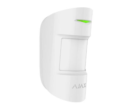 Ajax MotionProtect Plus (White) Ανιχνευτής κίνησης PIR και MW με λειτουργία αποφυγής κατοικιδίων ζώων