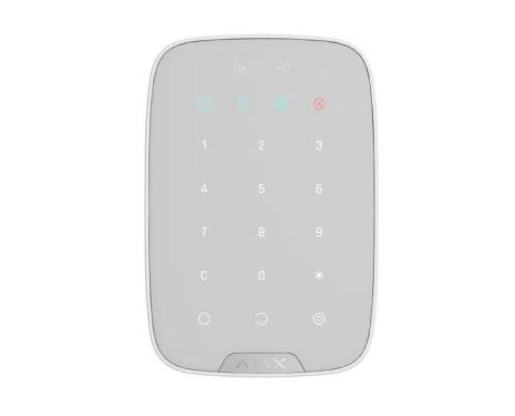 AJAX KEYPAD PLUS White  Ασύρµατο πληκτρολόγιο αφής με ενσωματωμένο Proximity Reader