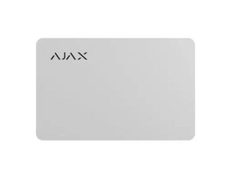 AJAX PASS WHITE Ανέπαφο κρυπτογραφημένο Pass για χρήση με τον KeyPad Plus