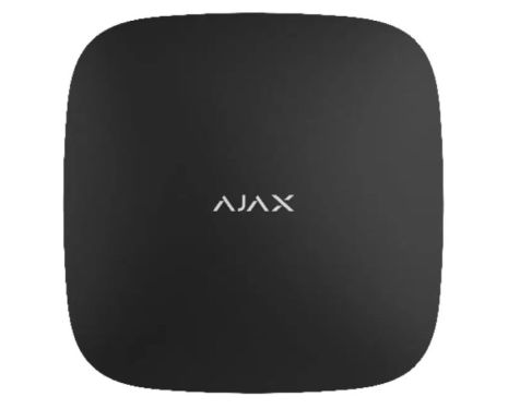 AJAX HUB 2 4G BLACK  Ο εγκέφαλος του συστήματος με οπτική επιβεβαίωση συναγερμού 