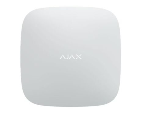 AJAX HUB 2 4G white  Ο εγκέφαλος του συστήματος με οπτική επιβεβαίωση συναγερμού 